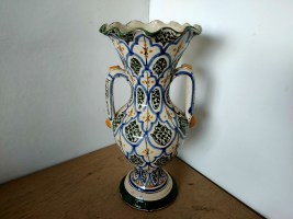 aardewerk vaas met oren  (1)